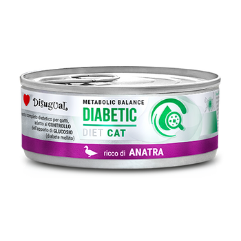 Disugual Υγρή Τροφή για Γάτες Veterinary DIABETIC Πάπια (ενήλικη) 85g