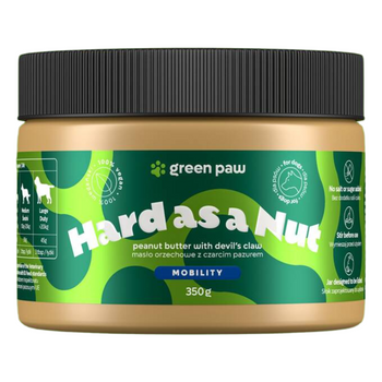Green Paw Hard as a Nut 350g - Φυστικοβούτυρο με μαύρο νύχι για σκύλους