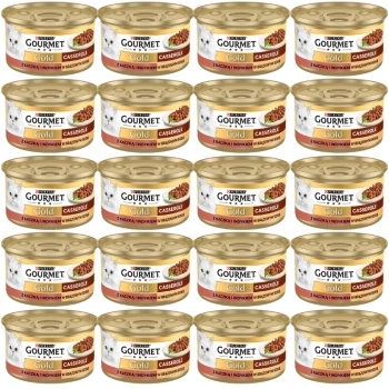 Purina Gourmet Gold πάπια και γαλοπούλα σε σάλτσα 72x85g