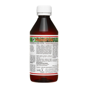 LAB-V Hepasil Vet για σκύλους και γάτες - Σύνθεση διατροφής για σκύλους και γάτες για βελτιωμένη λειτουργία του ήπατος 200ml