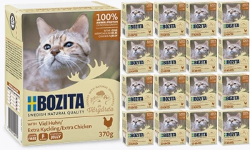 BOZITA Cat Κοτόπουλο ψιλοκομμένο σε ζελέ 16x370g