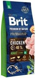 Brit Premium By Nature Adult XL με κοτόπουλο 15kg + Δωρεάν έκπληξη!