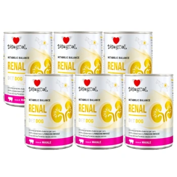 Disugual Karma υγρή τροφή για σκύλους Κτηνιατρική RENAL Χοιρινό (ενήλικες) 6x400g