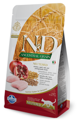 Farmina N&D Ancestral Grain Feline Neutered Chicken&Pomegranate 5kg