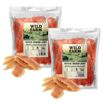 WILD FARM Μαλακό στήθος κοτόπουλου 2x500g λιχουδιές για σκύλους