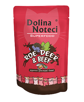 Dolina Noteci Superfood Ελάφι και μοσχάρι 10x85g