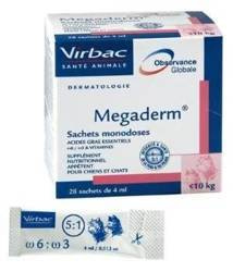 Virbac Megaderm για σκύλους και γάτες 28x4ml