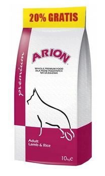 ARION Premium Αρνί-Ρύζι 12 kg + ΈΚΠΛΗΞΗ ΓΙΑ ΤΟ ΣΚΎΛΟ ΣΑΣ