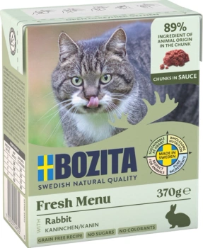 BOZITA Cat Κουνέλι σε σάλτσα 370g