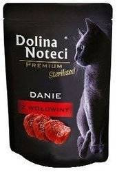 Dolina Noteci Premium για αποστειρωμένες γάτες με βόειο κρέας 85g