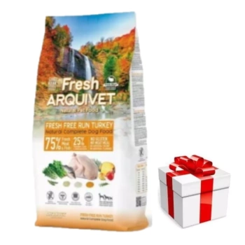 ARQUIVET FRESH - Ημίρρευστη τροφή για σκύλους με γαλοπούλα και ψάρια ωκεανού 10 kg + ΔΩΡΕΑΝ έκπληξη για τον σκύλο