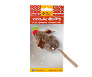 Χριστουγεννιάτικο ποντίκι Dingo για τον Ρούντολφ τη γάτα