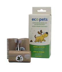 BECO PETS Οικολογικές σακούλες περιττωμάτων 120 τεμαχίων.