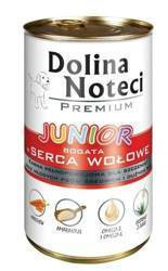 Dolina Noteci Premium Junior Πλούσιο σε Καρδιές Μοσχαριού 400g