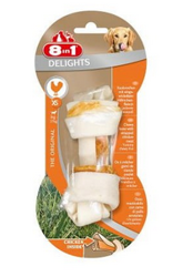 8in1 Delights Dog Chew Bone Κοτόπουλο XS 1pc