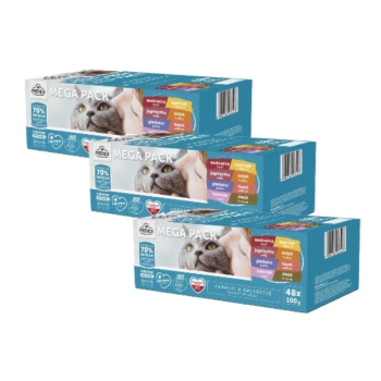 Σακουλάκια Frendi για γάτες με γεύσεις κρέατος και ψαριού σε ζελέ 144x100g