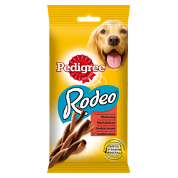 Pedigree Rodeo Treat για σκύλους άνω των 4 μηνών με βοδινό κρέας 122g