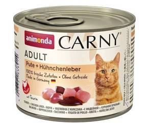 Animonda Cat Carny Adult γαλοπούλα και συκώτι πουλερικών 200g