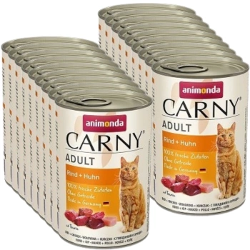 Animonda Cat Carny Adult Beef & Chicken 18x400g