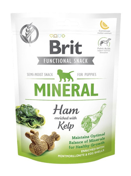 BRIT CARE DOG FUNCTIONAL SNACK MINERAL HAM HAM PUPPY 150g