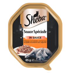 Sheba Sauce Speciale με γαλοπούλα και λαχανικά 85g