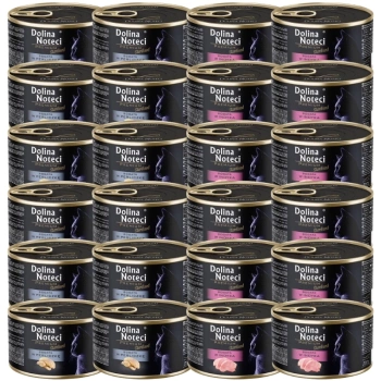 DOLINA NOTECI Premium Sterilised dla kota MIX SMAKÓW 24X185g